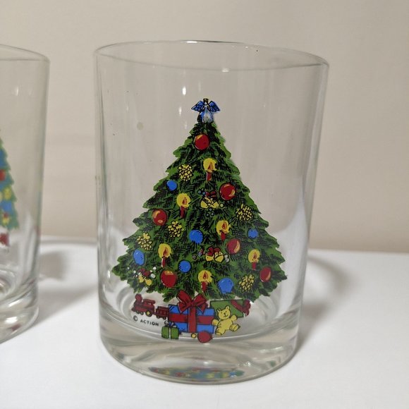 Christmas By Carlton 14 ounce Old-Fashioned Cocktail Glasses and Mug (Set of 40 - Picture 3 of 7